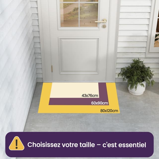 Detalle 2 de DEXI Paillasson extérieur 43 x 76 cm