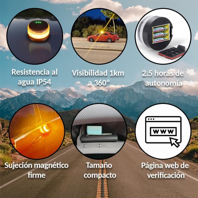 Thumbnail 4 de RAYKONG Baliza V16 Geolocalización DGT 3.0