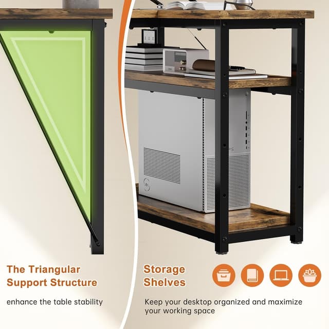 Thumbnail 6 de JUMMICO scrivania angolare 140x80