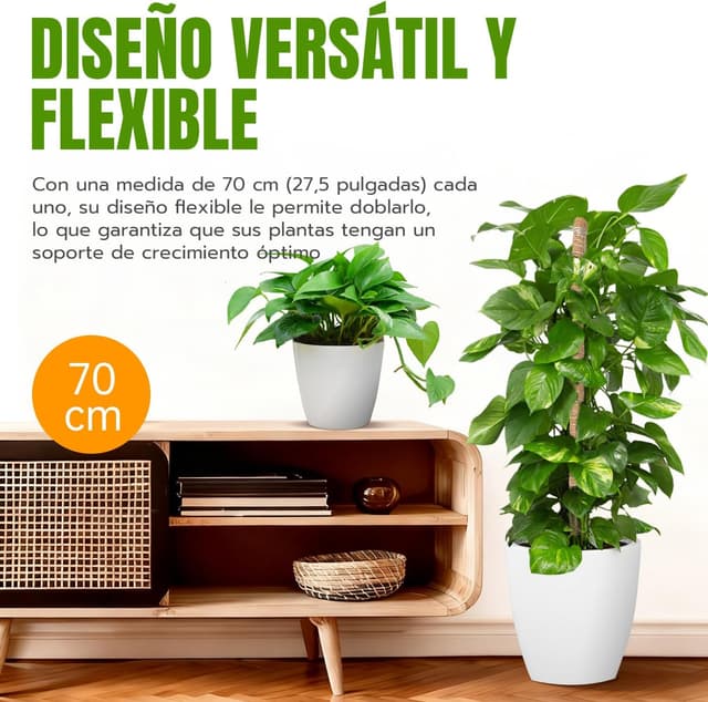 Thumbnail 1 de Wigearss Tutor de Coco 70 cm para plantas trepadoras