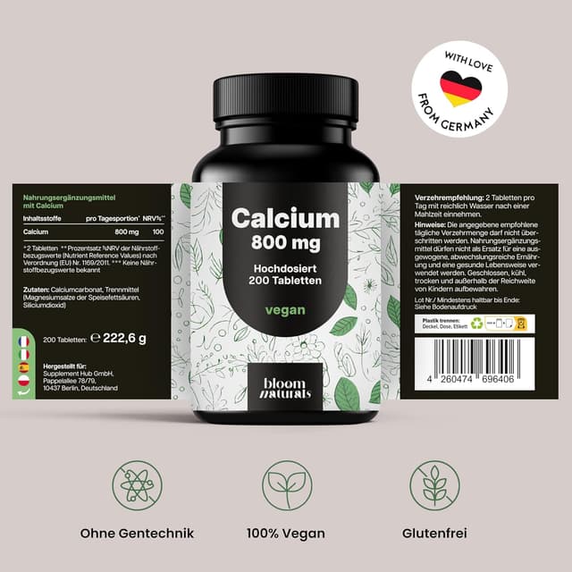 Thumbnail 6 de Calcium Tabletten 800 mg, 200 Stück