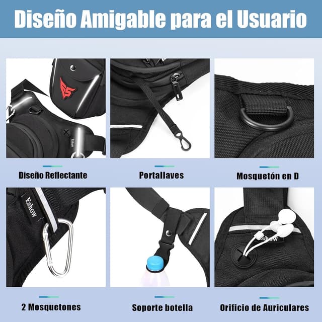 Thumbnail 6 de Eshow Pernera Moto Ampliable Riñonera Deportiva