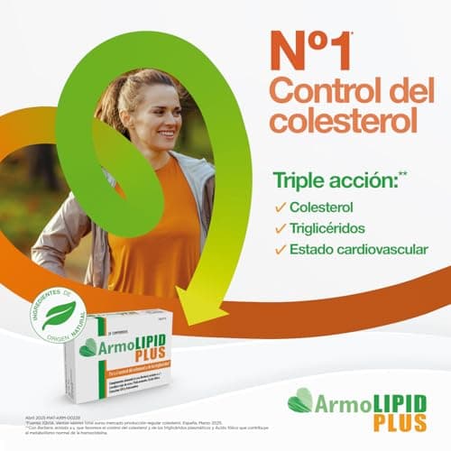 Detalle 2 de ArmoLIPID PLUS 20 comprimidos — complemento para colesterol 💊