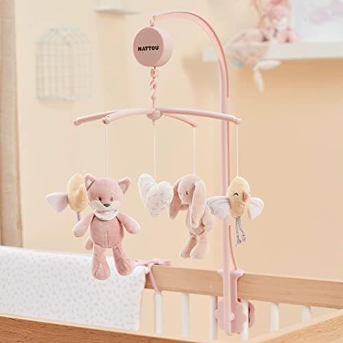 Thumbnail 2 de Nattou Alice y Pomme móvil musical 65 x 31 cm rosa