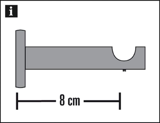 Thumbnail 1 de GARDINIA 10011152 Support 20 mm 🪟