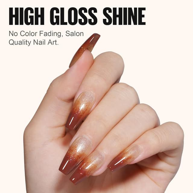 Detalle de TOMICCA Night Glow Nagellack Set 6 Farben