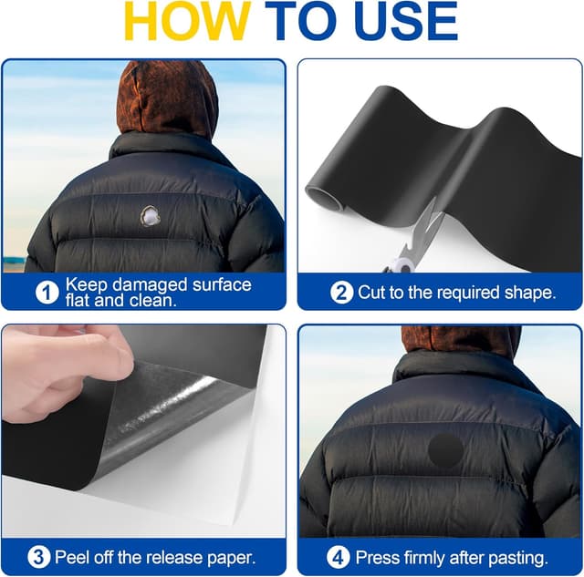 Thumbnail 4 de Sgooyir Parches Autoadhesivos Nylon Verde Oliva 15x160cm ✨