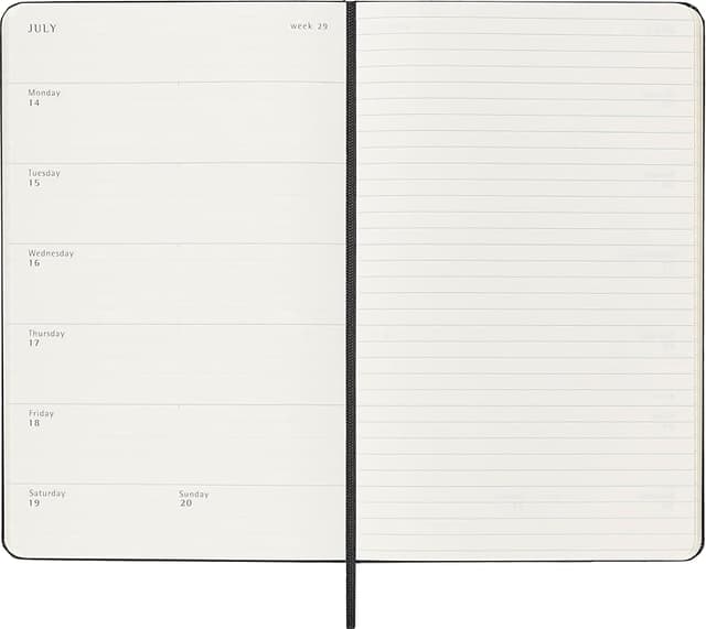 Thumbnail 4 de Moleskine Weekly Planner agenda semanal 18 meses