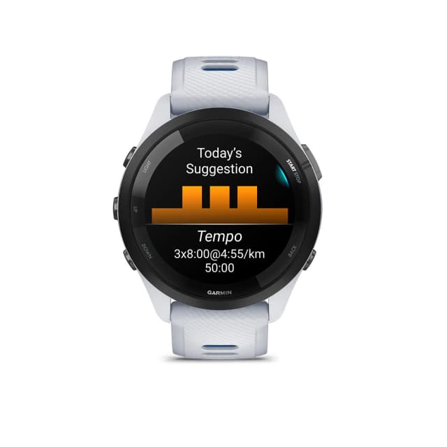Detalle de Garmin Forerunner 265 smartwatch GPS de running (reacondicionado “a estrenar”)