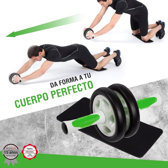 Detalle 1 de Ultrasport Ab Roller Ab Trainer Esterilla Rodillas
