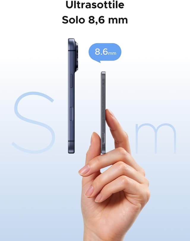 Detalle 2 de UGREEN MagFlow Air Qi2 15W — power bank esterno ultrasottile 5.000 mAh con MagSafe e ricarica USB‑C PD 20W