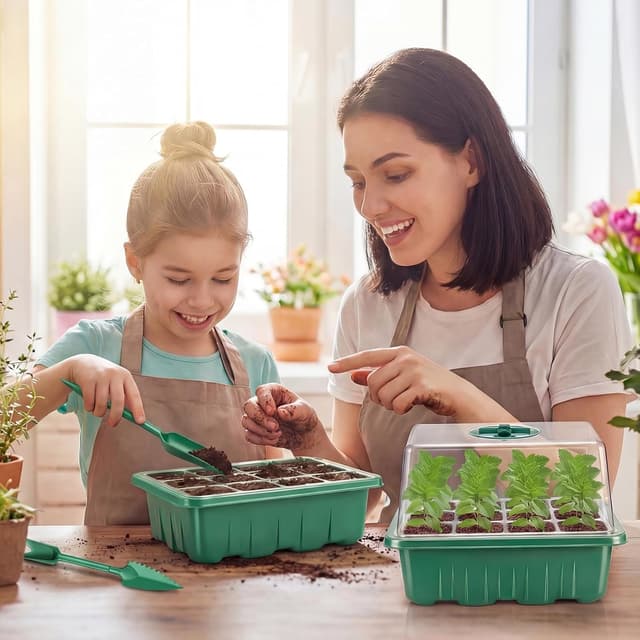 Thumbnail 6 de Verdenu Semenzaio Germinazione 120 celle per semina 🌱