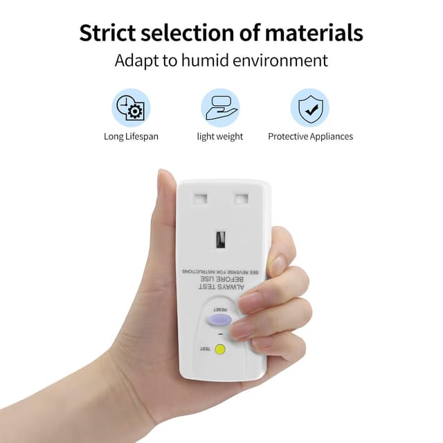 Detalle de EXNICEXI RCD plug adaptor 30mA