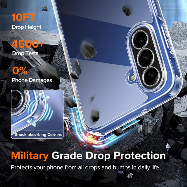 Detalle 2 de ivoler A17 clear case with tempered glass