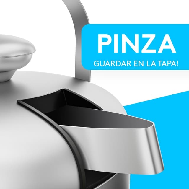 Thumbnail 2 de SilverRack Cubitera de acero inoxidable con pinzas y tapa