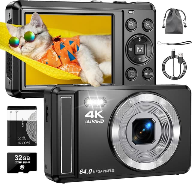 Detalle de ZMOQNG 4K 64MP vlogging camera