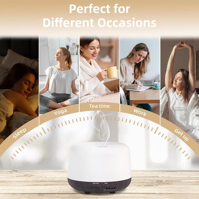 Thumbnail 6 de 300ML Electric aroma diffuser with remote