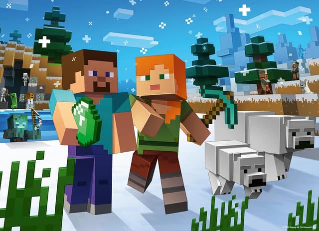 Detalle 2 de Ravensburger Kinderpuzzle Biome erforschen 4x100 Teile