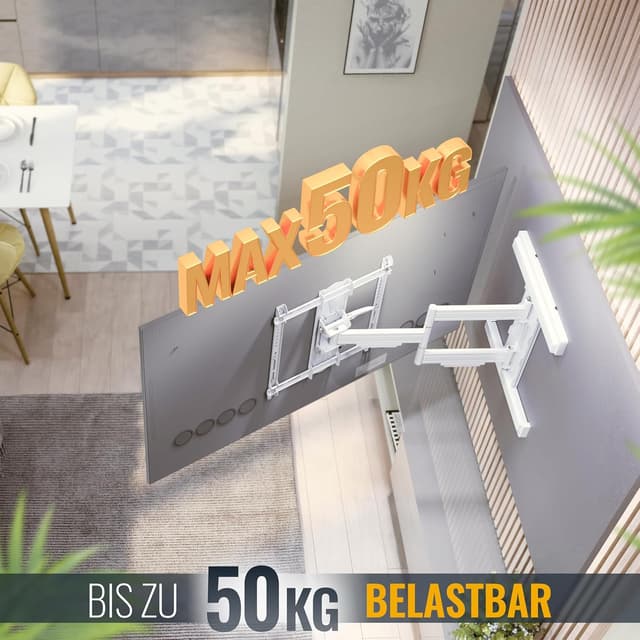 Thumbnail 7 de RICOO Soporte TV Pared Giratorio Inclinable 45-85"