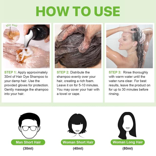 Thumbnail 6 de Haarfärbeshampoo Dark Coffee 500 ml