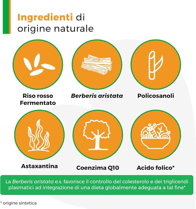 Detalle 2 de Armolipid Plus 30 compresse: integratore per supporto lipidi, omocisteina e benessere cardiovascolare