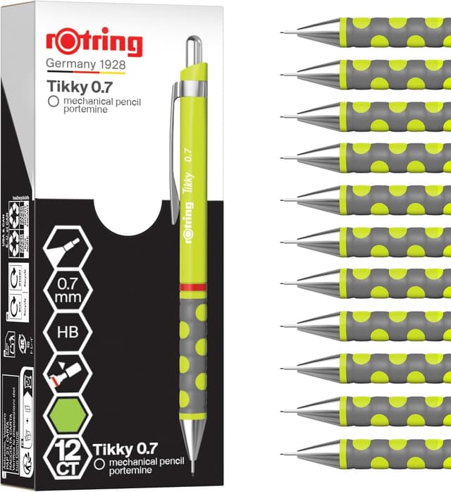 Detalle de Rotring porte-mines HB triangulaire avec gomme