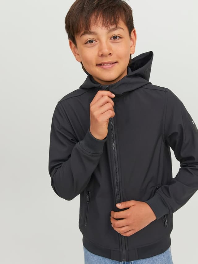 Detalle 2 de JACK & JONES Boy Softshell Jacke (Junior) – Regular Fit aus Polyester