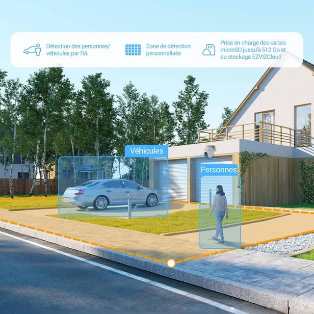 Thumbnail 4 de EZVIZ C8c 4K caméra 360°