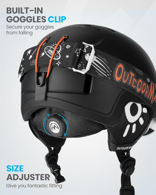 Thumbnail 3 de OutdoorMaster Kids Ski Helmet 12-Vent Snow Goggles