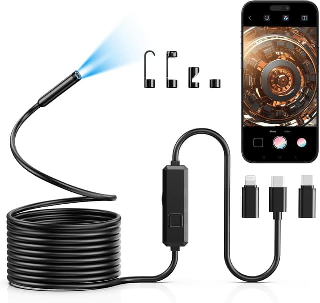 Detalle de Vorth Endoscope 1920P HD borescope 5M