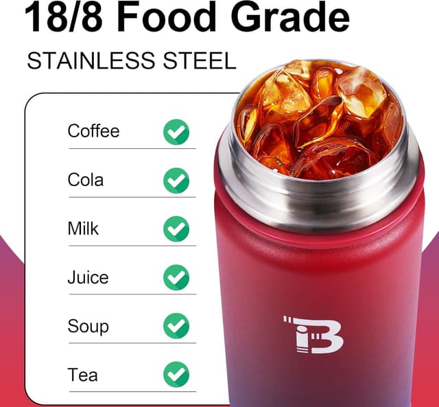 Detalle 2 de TOPBADE Edelstahl Trinkflasche 1 L