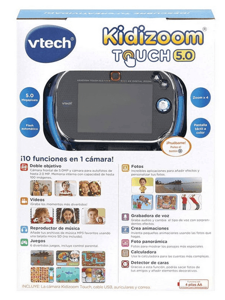Detalle 2 de VTech Kidizoom Touch 5.0 Cámara para Niños 📸