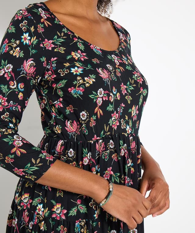 Detalle 2 de Joe Browns Boho Bird Print Maxi Dress