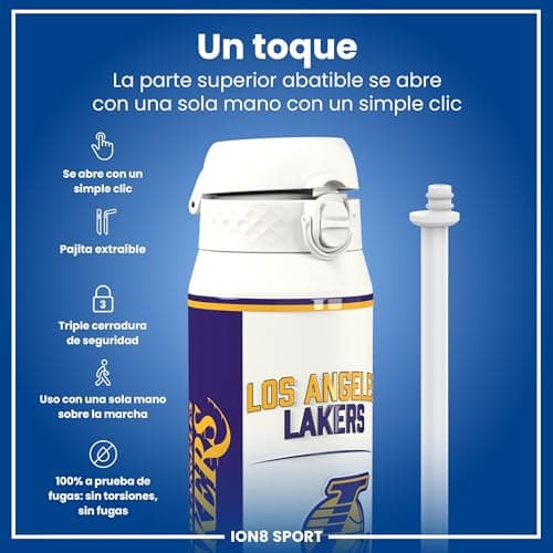 Thumbnail 2 de ion8 NBA Los Angeles Lakers Botella térmica 750 ml 🥤