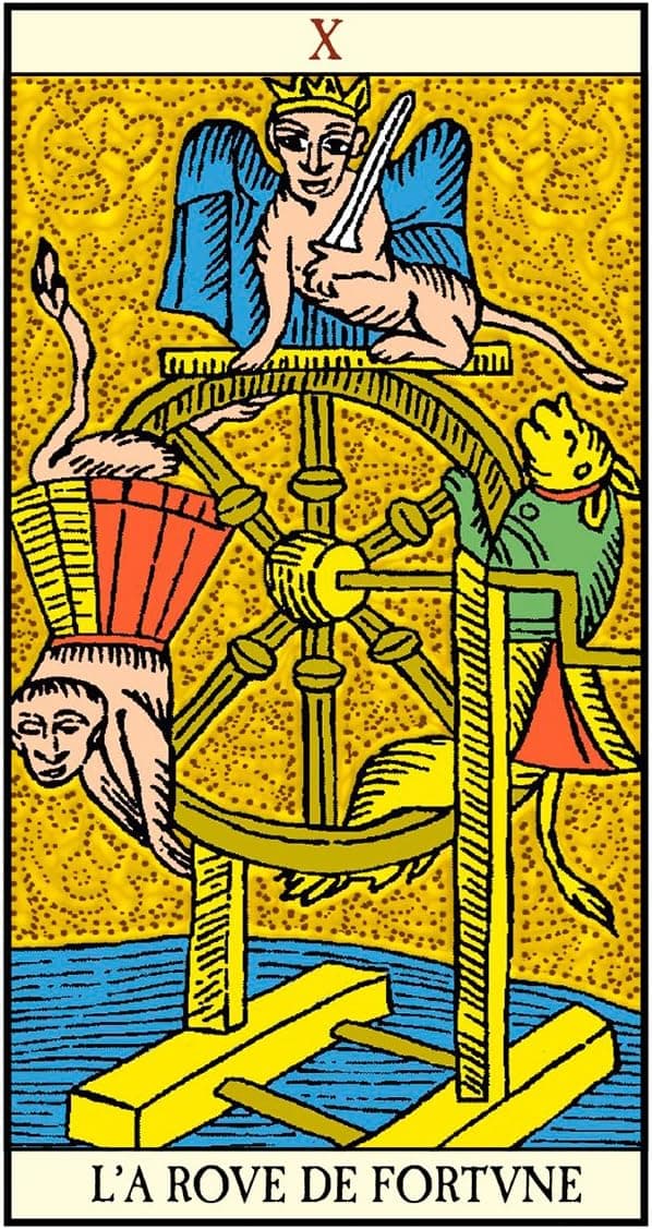 Thumbnail 6 de Golden Tarot of Marseille carte con oro
