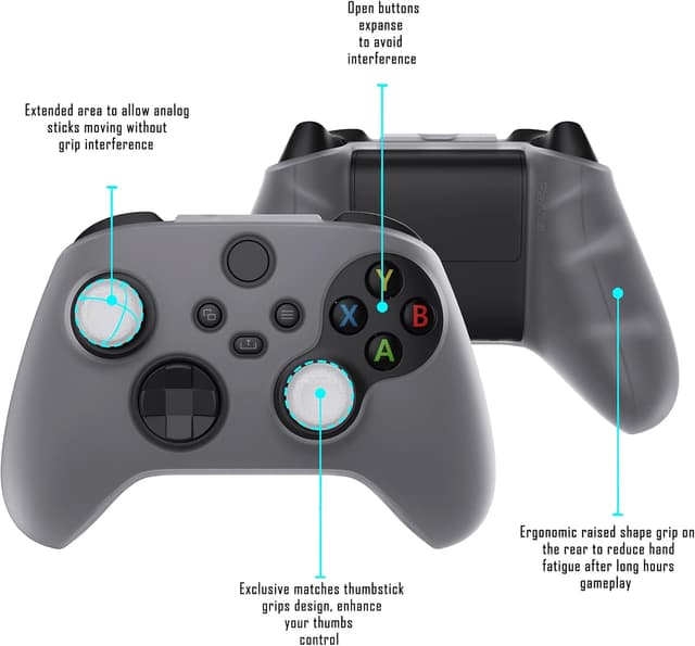 Detalle de PlayVital Anti-Slip Silicone Cover for Xbox Series X/S