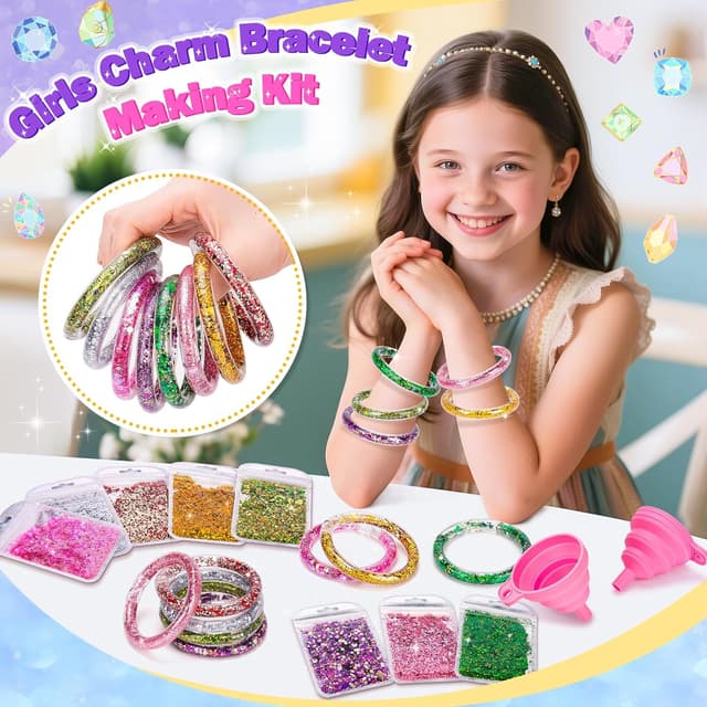 Detalle 2 de MuMua Kids Bracelet Making Kit 8 colours
