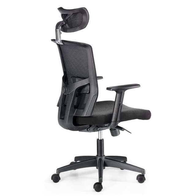 Detalle 1 de Euromof Viena Silla de oficina ergonómica negra