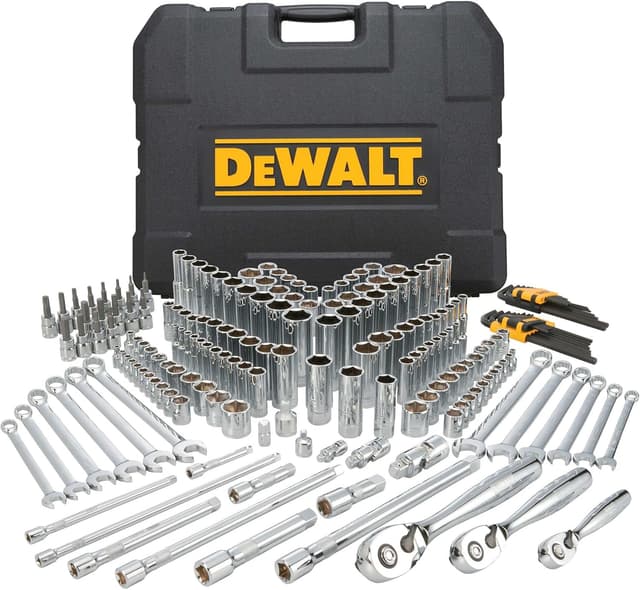 Detalle de DEWALT DWMT72165 204-Piece Mechanics Tools Kit & Socket Set (1/4", 3/8" & 1/2" Drives)