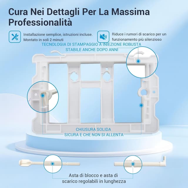 Thumbnail 4 de Mendorio Placca di Comando WC 246×164 mm