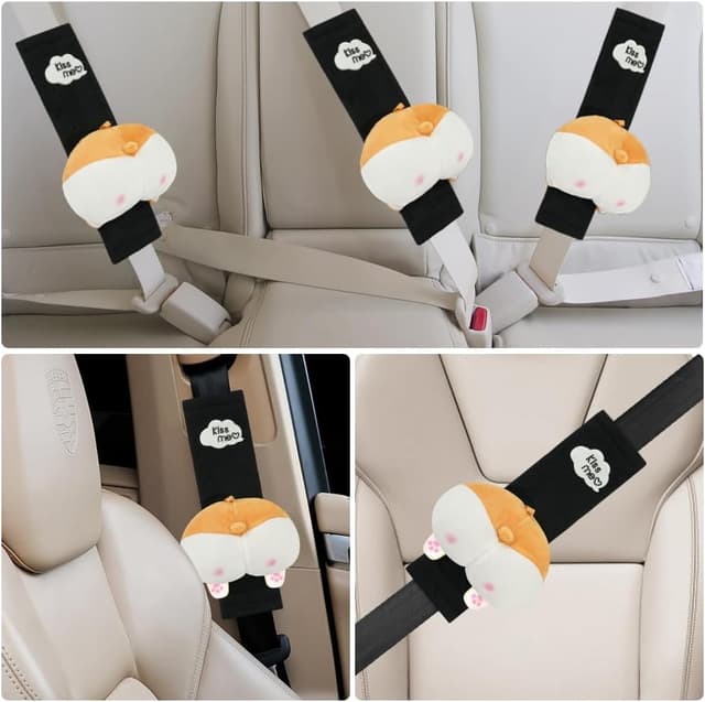 Thumbnail 3 de URAQT Protege Ceinture enfant doux pour voiture