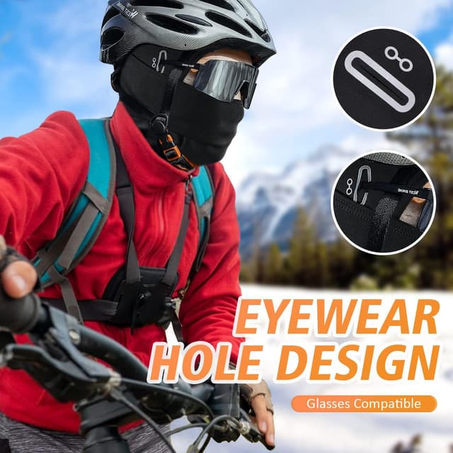 Thumbnail 1 de HEGCOIIE Winter Balaclava windproof ski mask