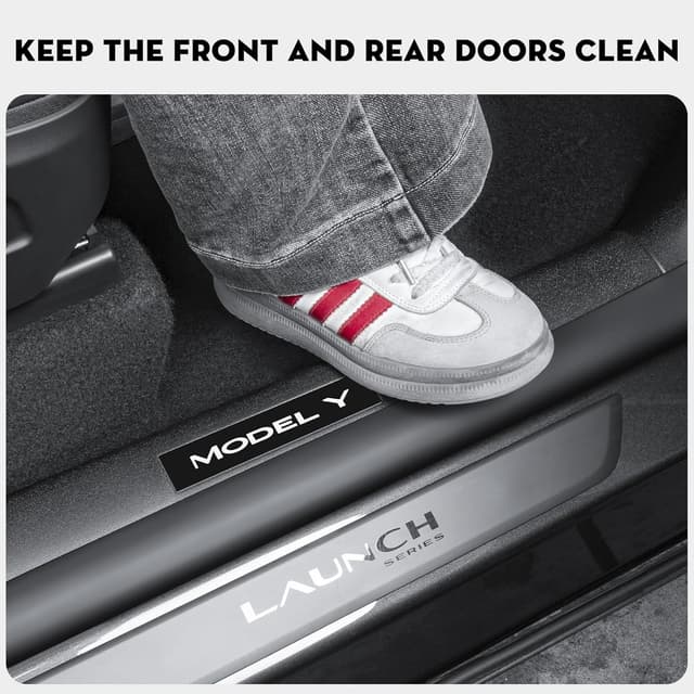 Detalle 1 de KUNIST 8PCS Model Y Door Sill Protector 2025