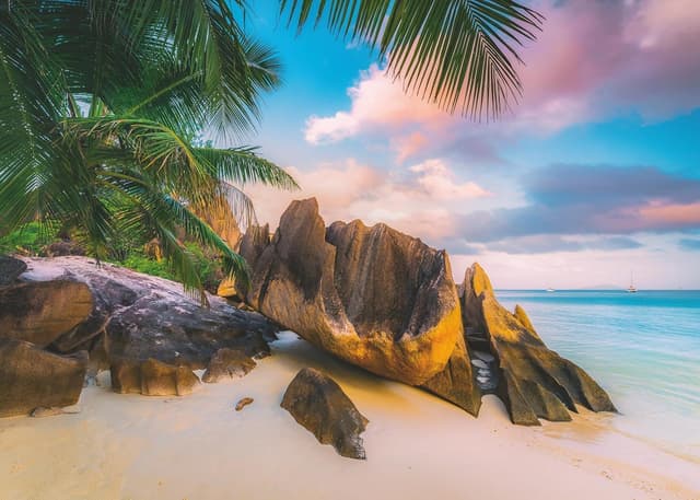 Detalle 2 de Ravensburger Puzzle 1000 pezzi “Le Seychelles” (70 x 50 cm) per adulti +14 anni