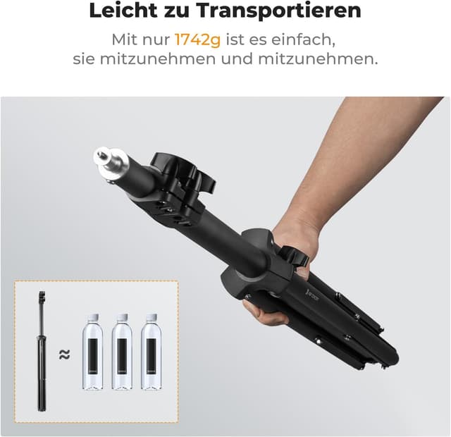 Thumbnail 4 de K&F CONCEPT Lichtstativ 280 cm