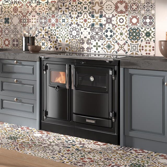 Detalle 2 de Hergom Pas 90 Vitro cocina de leña 8 kW