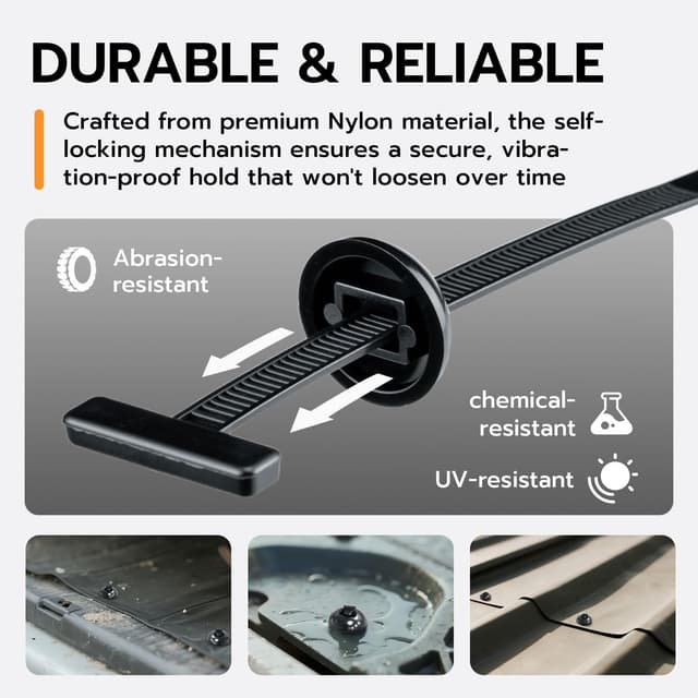 Thumbnail 3 de Mcbazel 200 Pièces attaches-câbles universelles