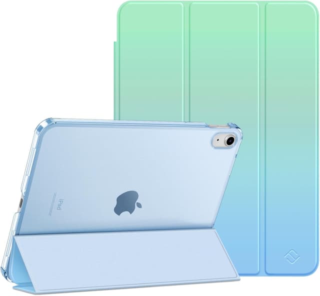 Detalle de Fintie Hülle für iPad 11. Generation 2025 (A16) / iPad 10. Generation (2022) – ultradünnes Case mit transparenter Rückseite, Auto Wake/Sleep