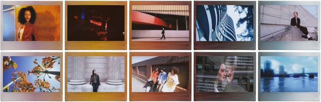 Detalle 2 de Instax Wide Film Brushed Metal Design 10 Aufnahmen