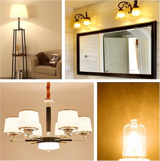 Thumbnail 6 de SCNNC G9 Halogenlampe 33 W, 230 V, 2700 K (warmweiß) – dimmbar, 12er-Set